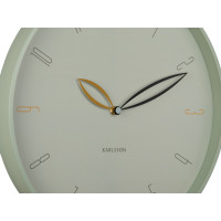 Nástenné hodiny Petals Karlsson KA6012GR, 40cm